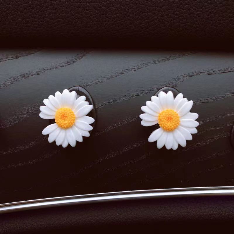 Bộ 6 Móc Treo Đồ Gắn Phía Trước Ghế Sau Xe Hơi Kiểu Hoạt Hình Xinh Xắn Tiện Dụng