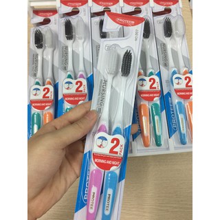 Combo 2 chiếc Bàn Chải Đánh Răng Protee Morning & Night