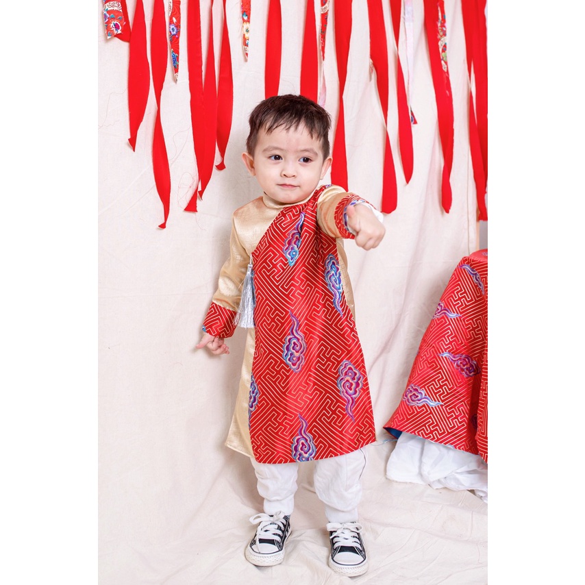 Áo Dài Trẻ Em # Áo dài Kim vũ # Quần Áo Bé Trai