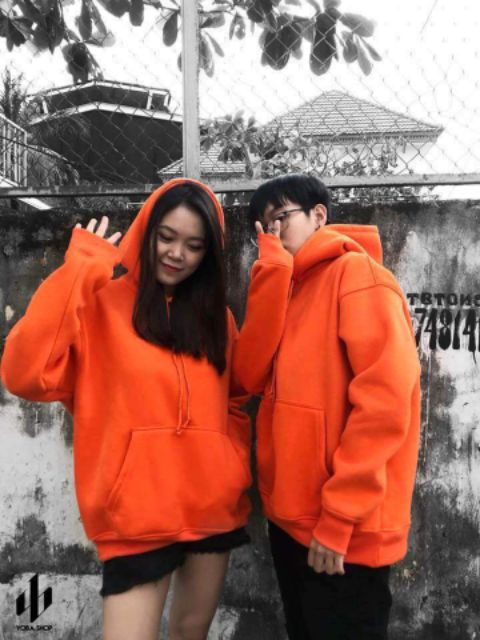 Áo Hoodie Basic Tay Dài Túi Bụng Kèm Video