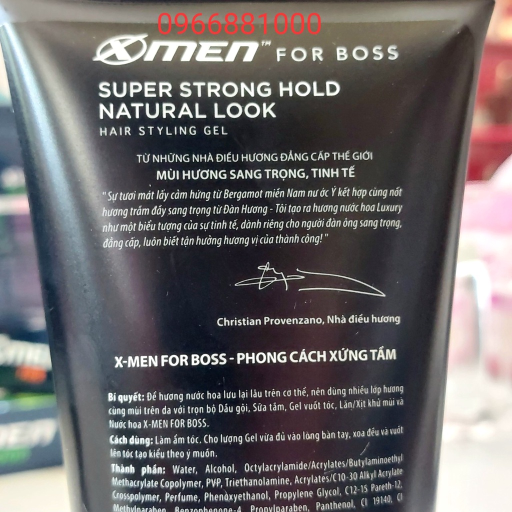 XMEN For Boss Gel Vuốt Tóc 150g