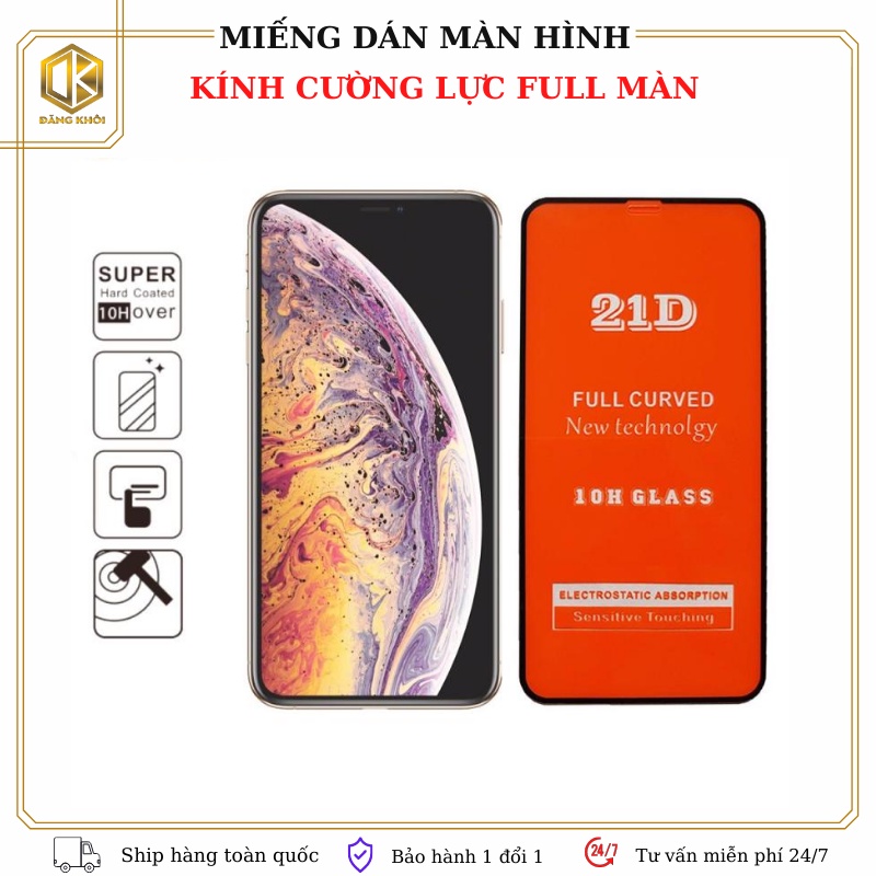 Kính cường lực Full màn dành cho iphone 6/6s/6plus/6s plus/7/8/7plus/8plus/x/xs/xs max/11/11/12/13/pro/promax-đăng khôi