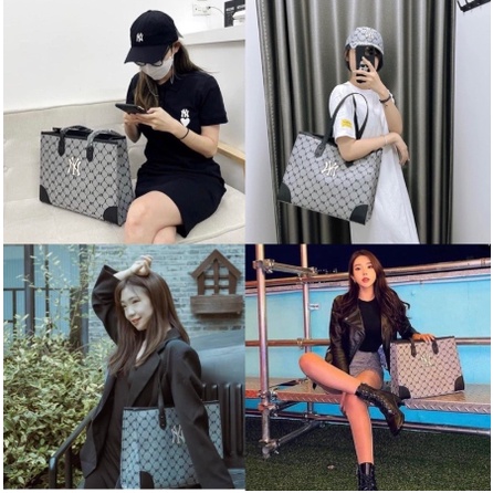Túi Tote MLB Monogram Jacquard Shopper Bag New York Yankees