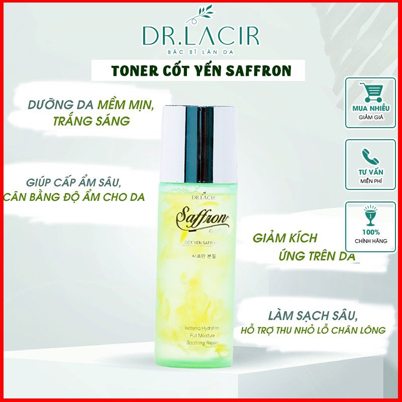 Toner Cốt Yến Saffron Drlacir 100ml | BigBuy360 - bigbuy360.vn