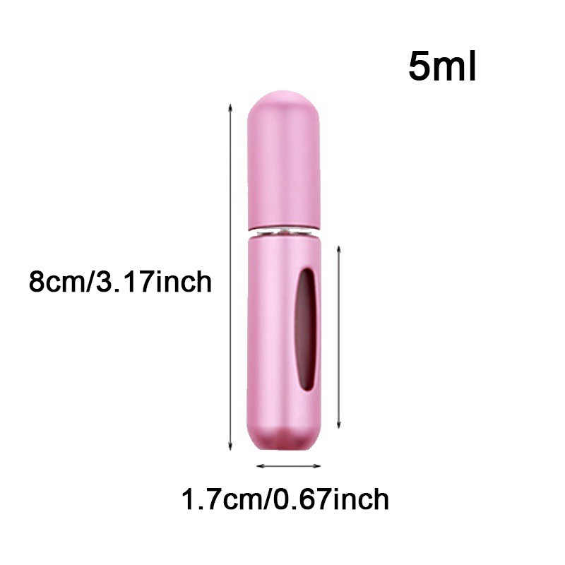 [Hàng mới về] Chai rỗng dùng đựng nước hoa bằng kim loại độc đáo 5ml