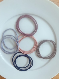 Dây buộc tóc Scrunchies hoa cúc