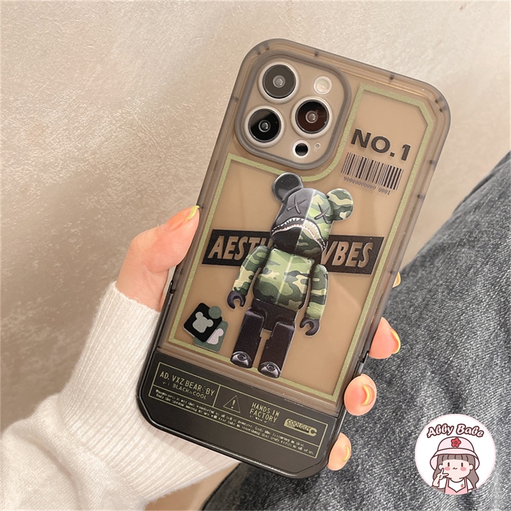 Ốp Điện Thoại TPU Mềm Mỏng Trong Suốt Hình Chữ Mand Kaws Cho Iphone 11 7Plus 13 12 11 Pro Max X XS 12 13 XR