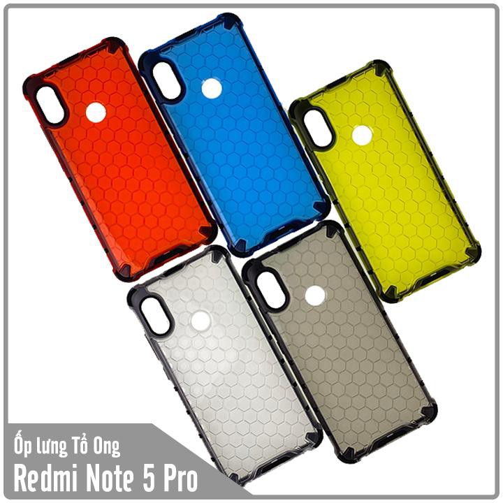 Ốp lưng Xiaomi Redmi Note 5 / Note 5 Pro trong màu Tổ Ong chống sốc