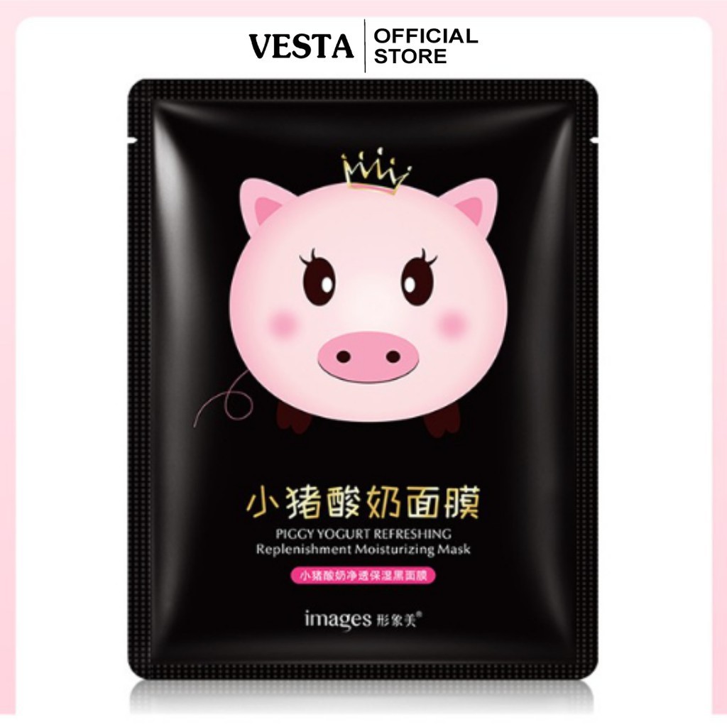 N09 Mặt Nạ Mask Sữa Chua Heo - Mặt Nạ Giấy Thải Độc Dưỡng Trắng Images