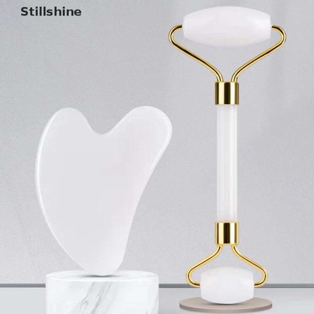 (Hàng Mới Về) Miếng Đệm Hỗ Trợ Mát Xa Mặt Chống Lão Hóa Có Con Lăn Ngọc Bích