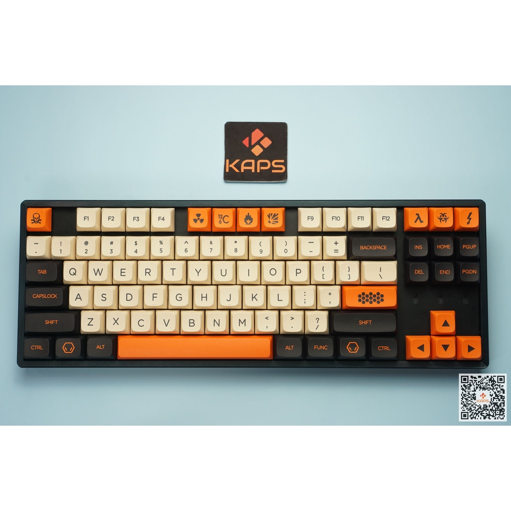 Keycap CARBON - profile XDA - keycap PBT - Dyesub - 142 nút cho bàn phím cơ (Filco, Leopold, IKBC, Edra, keychron, RK)