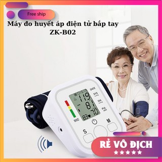 Máy đo huyết áp điện tử bắp tay jziki ZK-B02 (BẢO HÀNH 1 năm - 1 đổi 1 trong 14 ngày)