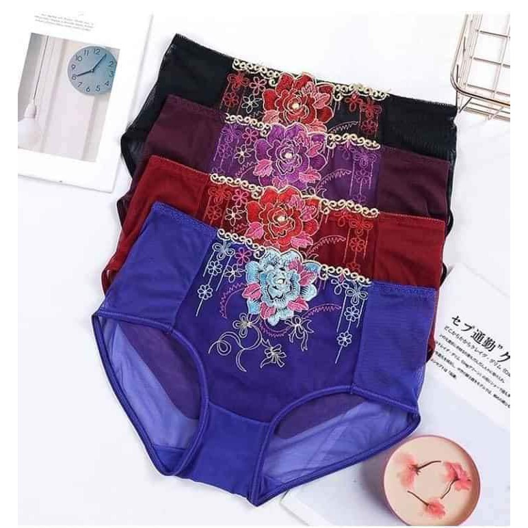 LỐ 10 QUẦN LÓT REN THÊU HOA SEXY MÃ 868