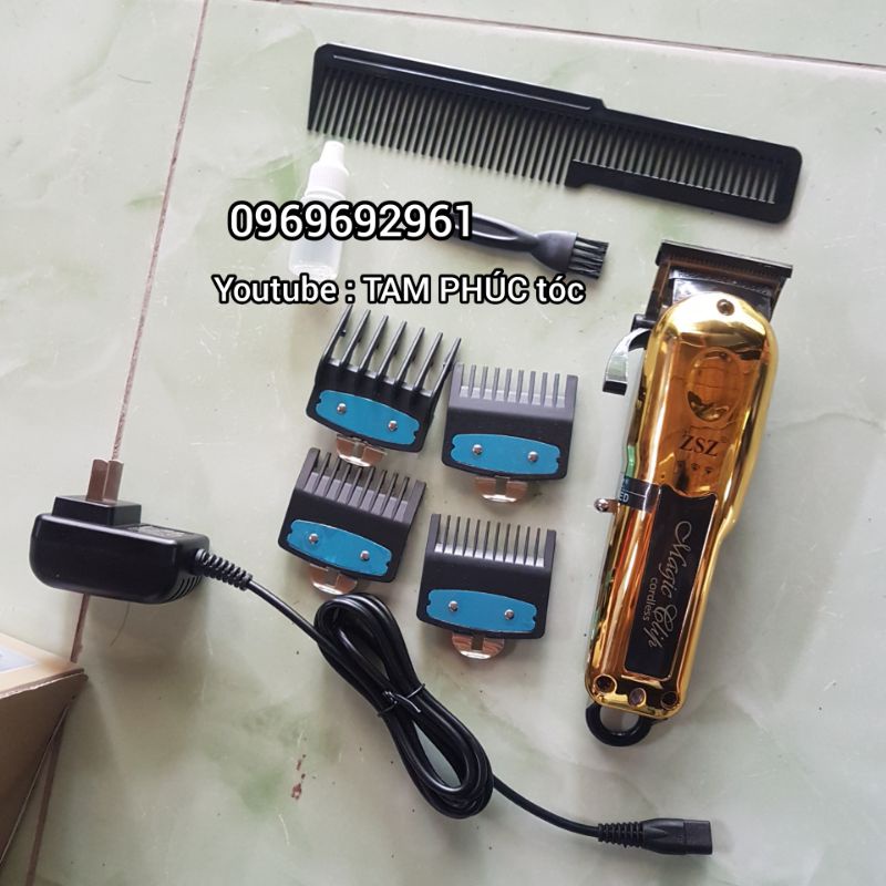 Tông đơ cắt tóc zsz f39 lưỡi kép siêu thoáng không cần mài chuốt lại