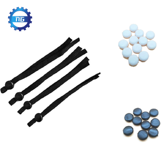 Set 200 nút chặn dây rút bằng silicon tiện dụng