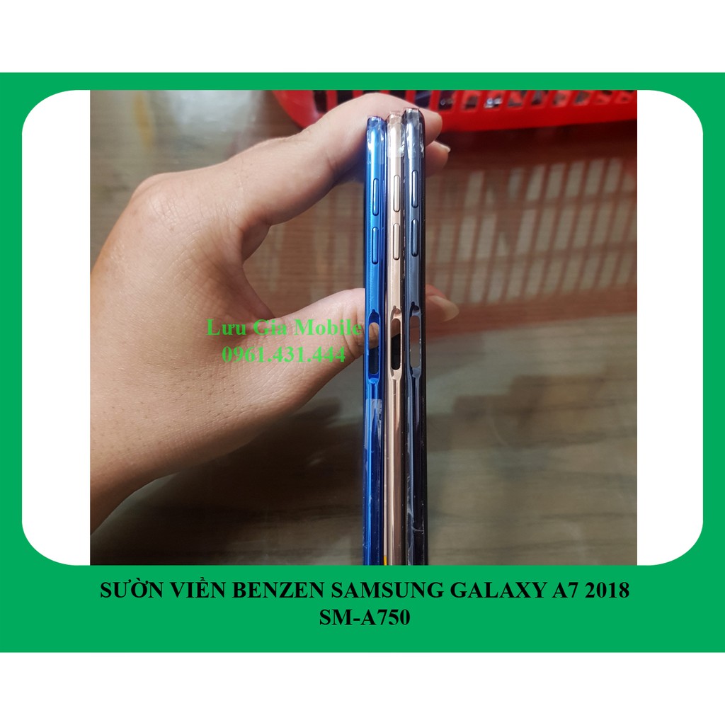 Vỏ khung sườn viền benzen Samsung A7 2018 A750 chính hãng