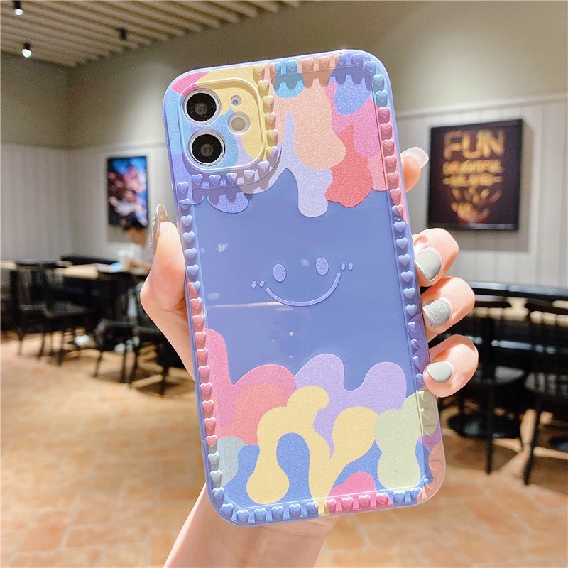 Ốp viển silicon hình trái tim iphone 6/6s/6 plus/6s plus/7/8/se 2020/7 plus/8 plus/X/Xs/Xs max/11/11 pro max