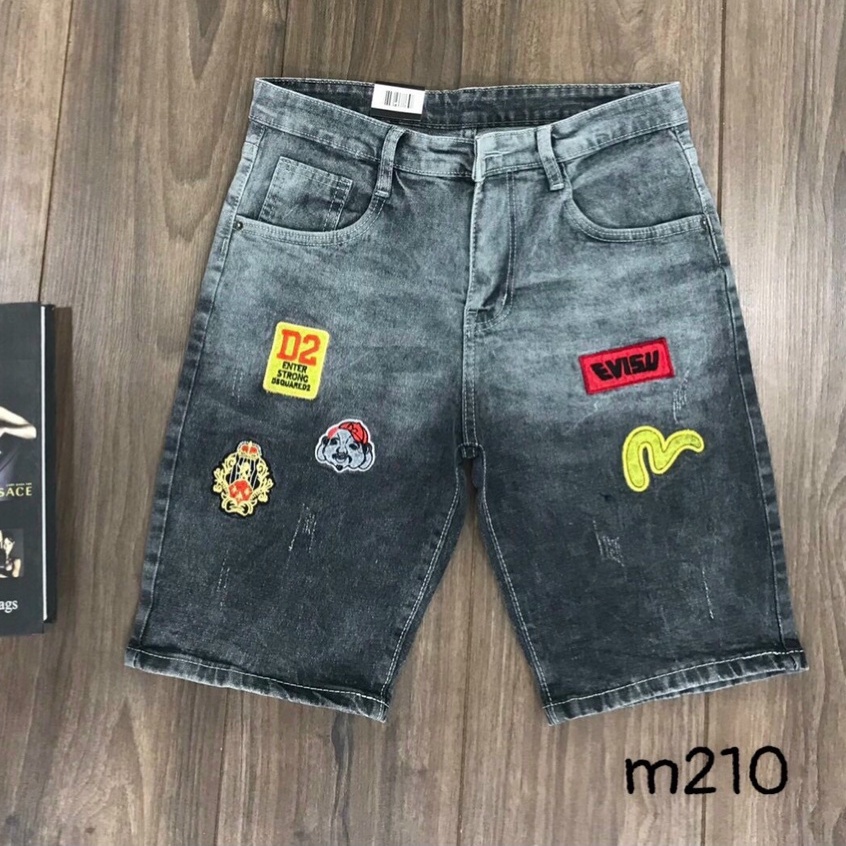 Quần short jean chất bò co giãn- quần lửng nam nhiều mẫu thời trang TINA ms210