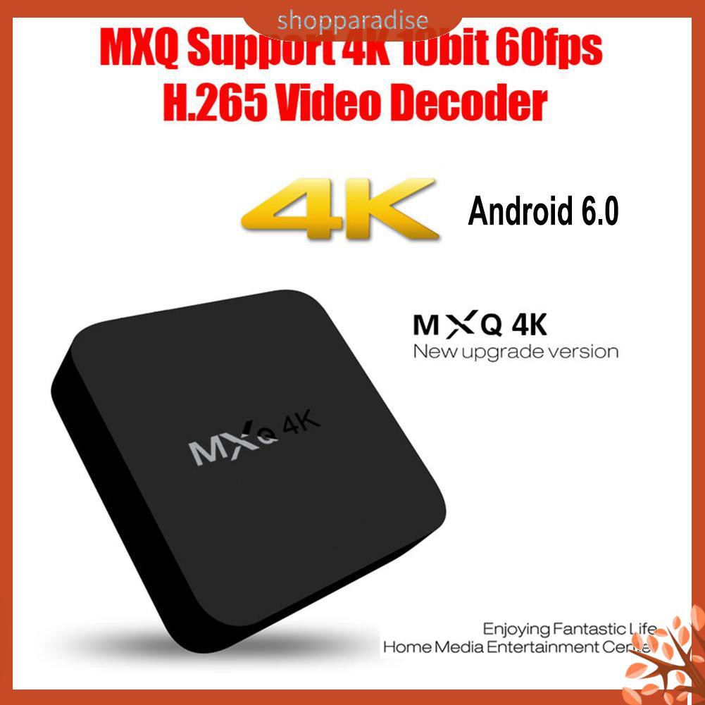 Đầu Mxq 4kx2k Smart Tv Box Android Wifi 1.2ghz 8gb Iptv Network Tv
