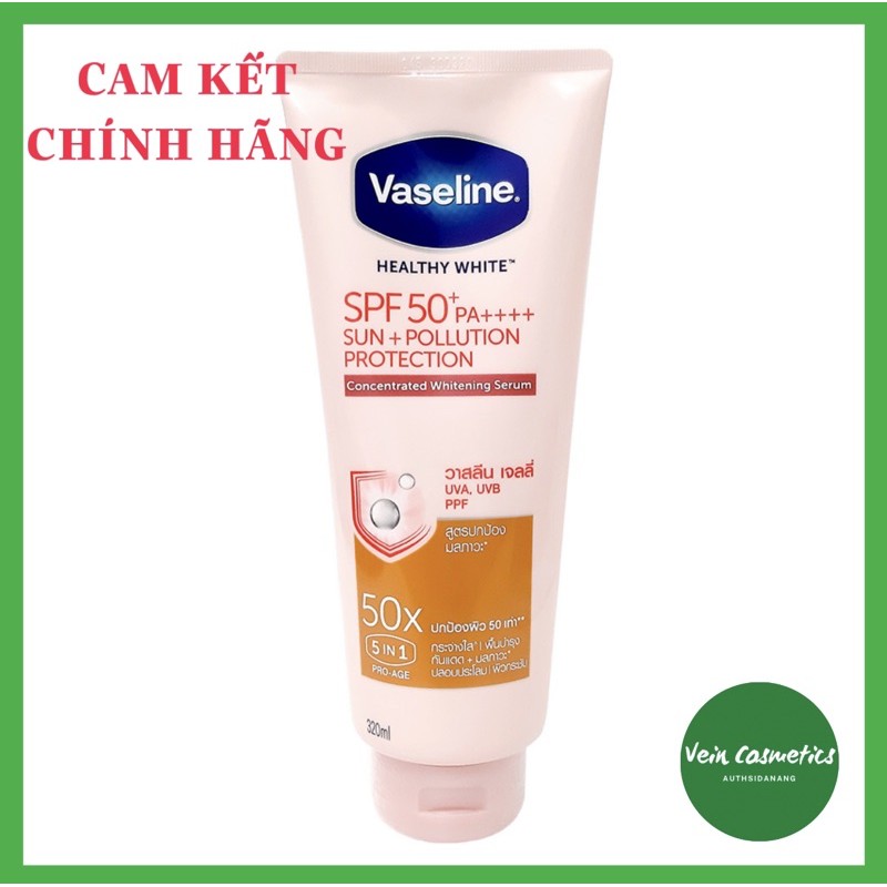 🍀[CHÍNH HÃNG]_Sữa Dưỡng Thể Vaseline Perfect Serum 50X 320ML🍀