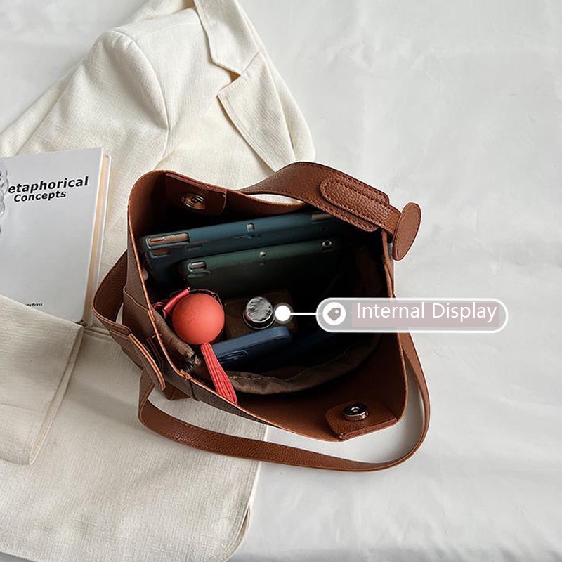 Túi đeo vai IELGY thời trang cao cấp dễ phối đồ tùy chọn màu sắc dành cho nữ