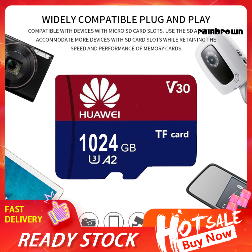Thẻ Nhớ Micro Mini Tf Hua Wei U3 512Gb / 1Tb Cho Điện Thoại / Máy Ảnh