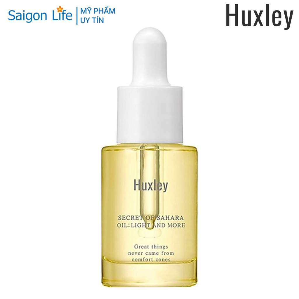 Tinh Chất Dưỡng Ẩm, Chống Lão Hóa Huxley Oil Light And More 5ml (Huxley Mini)