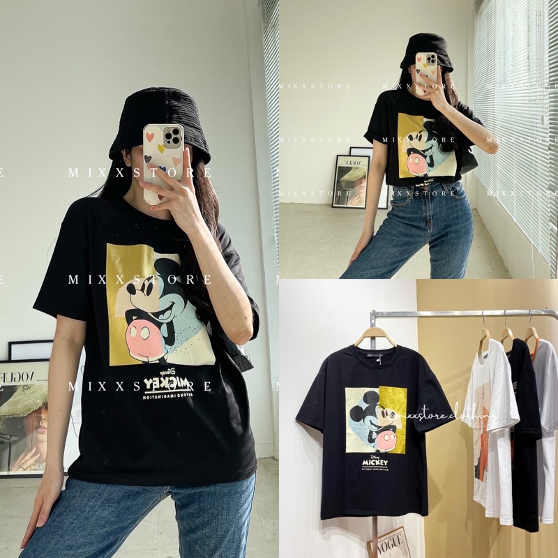 Áo Thun Nữ Zara in hình ép nhiệt cao cấp vải cotton siêu xịn cổ tròn đẹp phom rộng thoải mái