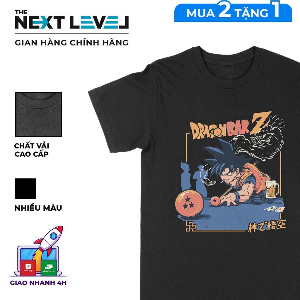 Áo thun Son Goku Đánh Bi-a Unisex THE NEXT LEVEL, Cotton 100% nam nữ - BT0118