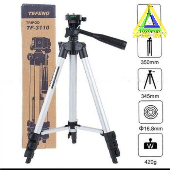 Giá Đỡ Tripod 3110 Ba Chân Kim Loại Có Gắn Ốc Chắc Chắn