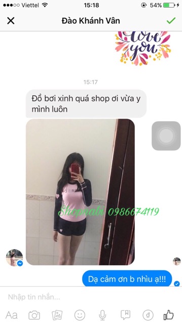 Bikini đồ bơi tay dài hàn quốc ( kèm hình thật + feedback)