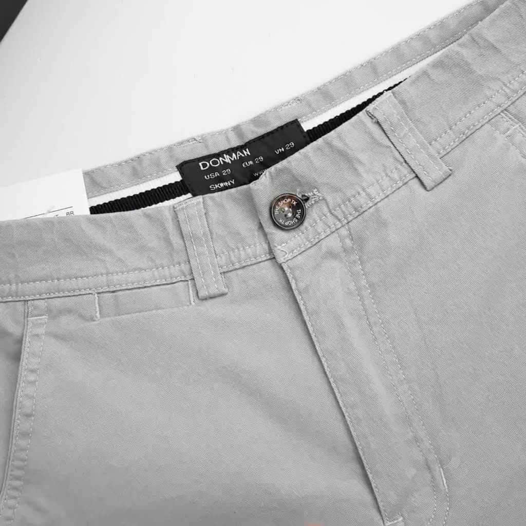Quần short kaki nam cao cấp DONMAN PHIÊN BẢN NÂNG CẤP VẢI DÀY DẶN ,chất kaki thun co giãn slim fit Q12 | BigBuy360 - bigbuy360.vn