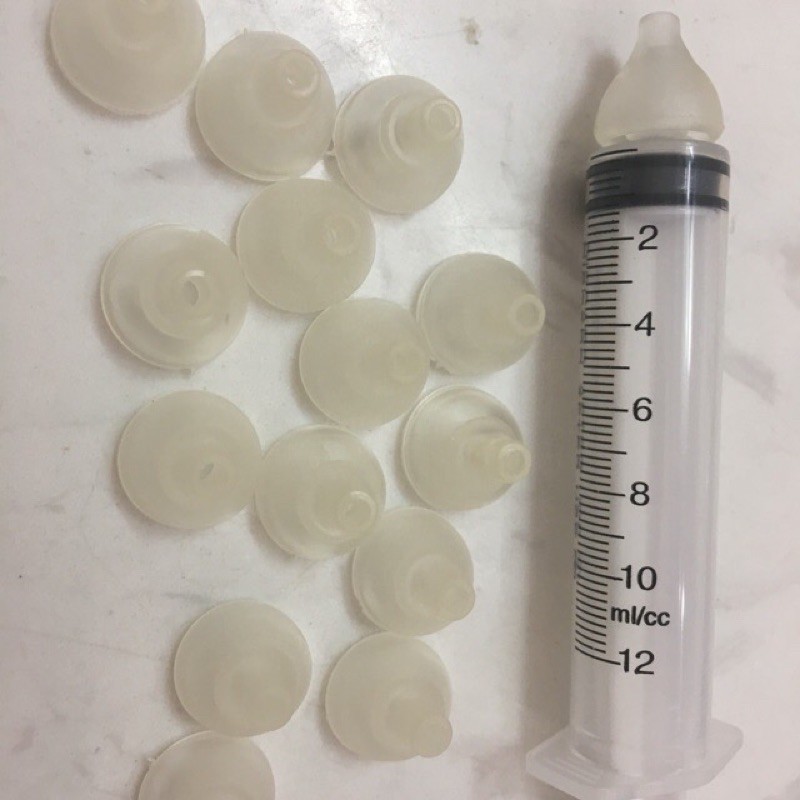 Combo Bộ rửa mũi gồm đầu Silicon và Bơm tiêm 10ml,20ml