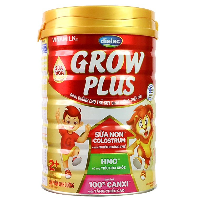 Sữa Dielac Grow Plus 2+ 850g (2-10 tuổi) [Date 2024]