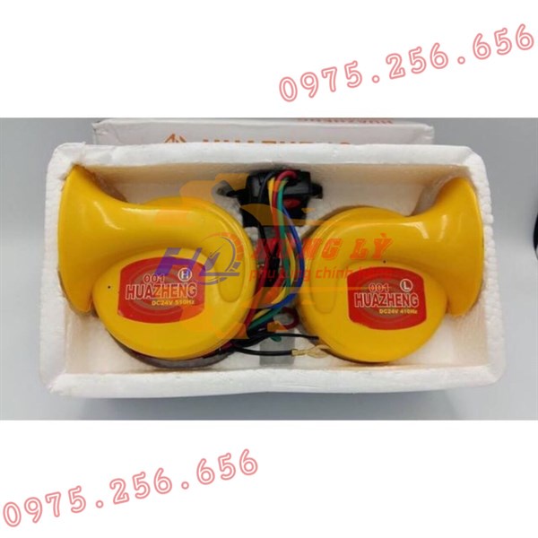 Còi ngân ô tô xe máy 12v Còi ngân nhiều tiếng 12V Hong cheng (Đôi)