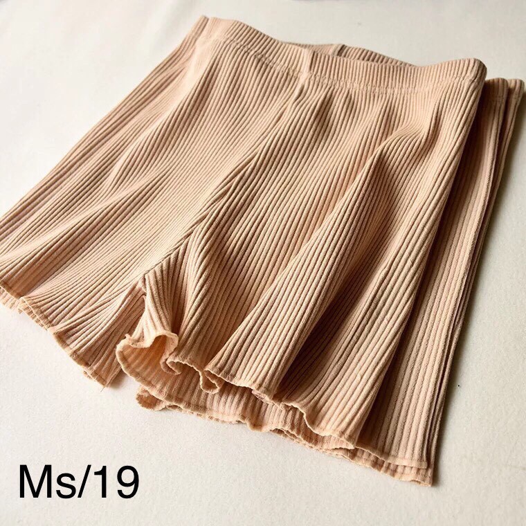 Quần mặc chống lộ chất thun tăm mát lạnh siêu co dãn siêu cần thiết Thời trang Banamo Fashion quần mặc chống lộ 641