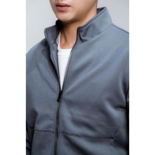 Áo khoác nhẹ nam OWEN JK61023 Jacket gió nam 2 lớp Màu Xanh Xám Đậm Vải Polyester dáng Dáng Regular fit