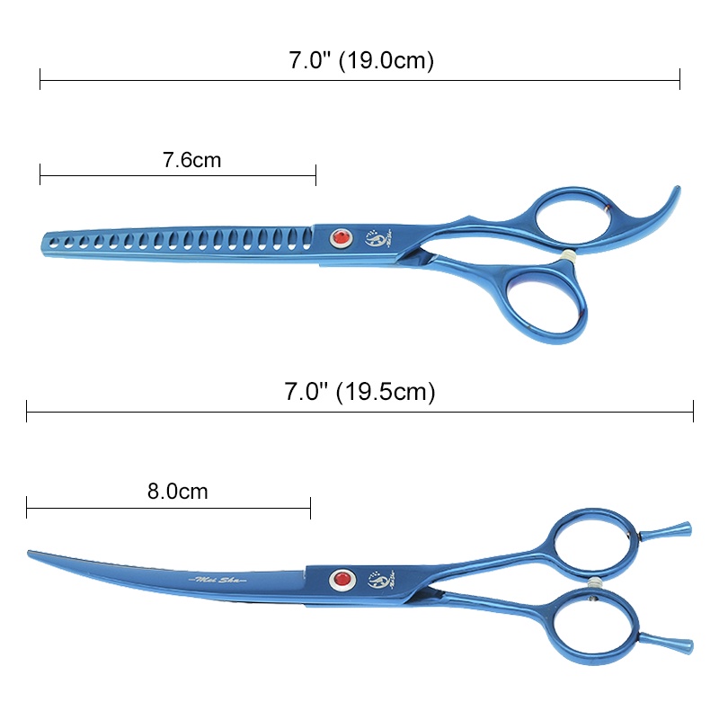Kéo cắt tỉa lông thú cưng Meisha B0025A 7.0" bằng thép 440C