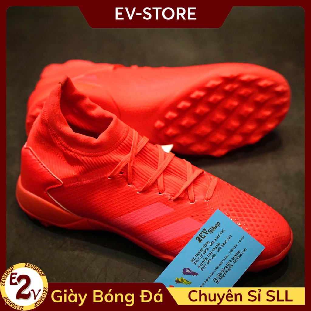 Giày đá bóng thể thao nam 𝐏𝐫𝐞𝐝𝐚𝐭𝐨𝐫 𝟐𝟎𝟐𝟎 Cam cao cổ, giày đá banh cỏ nhân tạo top trendy - 2EV