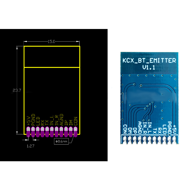 Bfvn Bluetooth Audio Module Board Bluetooth 4.1 Stereo Audio Transceiver Transmitter Bfnn