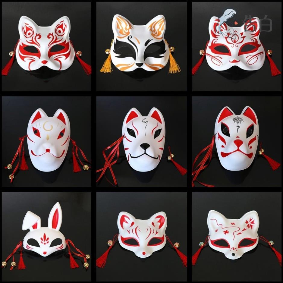 Mặt Nạ Cáo Hóa Trang Halloween cá tính Nhật Bản-Mặt Nạ Hóa Trang Hình Cáo Độc Đáo