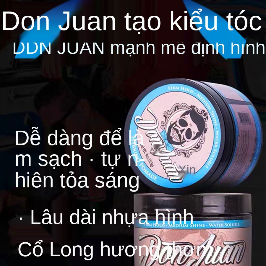 ✎✴❏Dầu tạo kiểu tóc gốc nước giữ ẩm cho tóc sáp vuốt tóc dầu bùn dưỡng đầu và tạo kiểu tóc sau cho nam giới