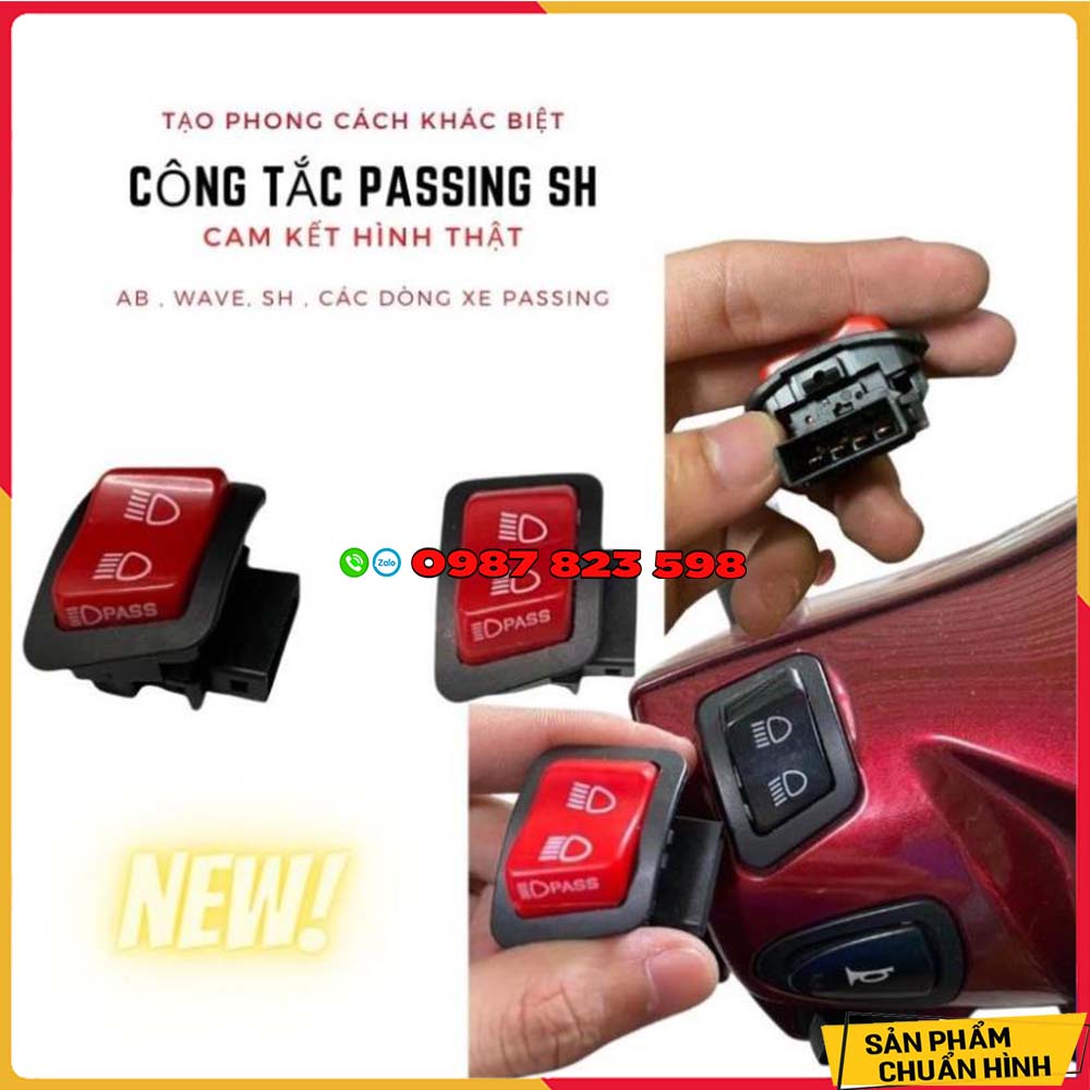 Combo Nút Đỏ 300i Gắn SH Việt 2017 - Sh 2022 - Bộ Nút Đỏ Phong Cách SH Ý