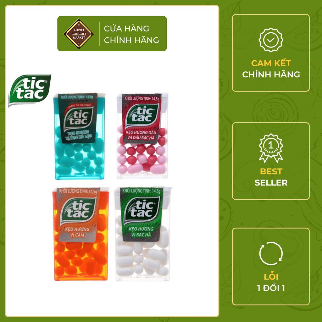 Kẹo ngậm TicTac 14.5gr (4 vị)