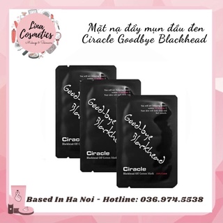 Mặt Nạ Serum Đẩy Mụn Đầu Đen Ciracle GoodBye Blackhead Off Cotton Mask