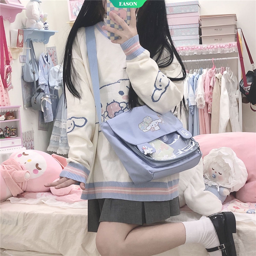 Áo Sweater Mềm Họa Tiết Chú Chó Sanrio Yugui Phong Cách Nhật Bản Dễ Phối Đồ Mùa Thu Đông Cho Nữ [Ướt]