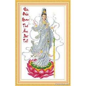 Tranh thêu Phật bà quan âm 222876