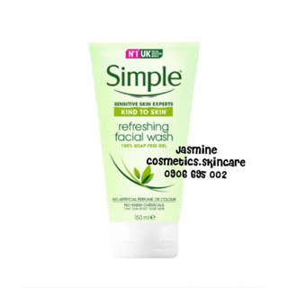 Sữa rửa mặt simple kind to skin refreshing facial wash gel 