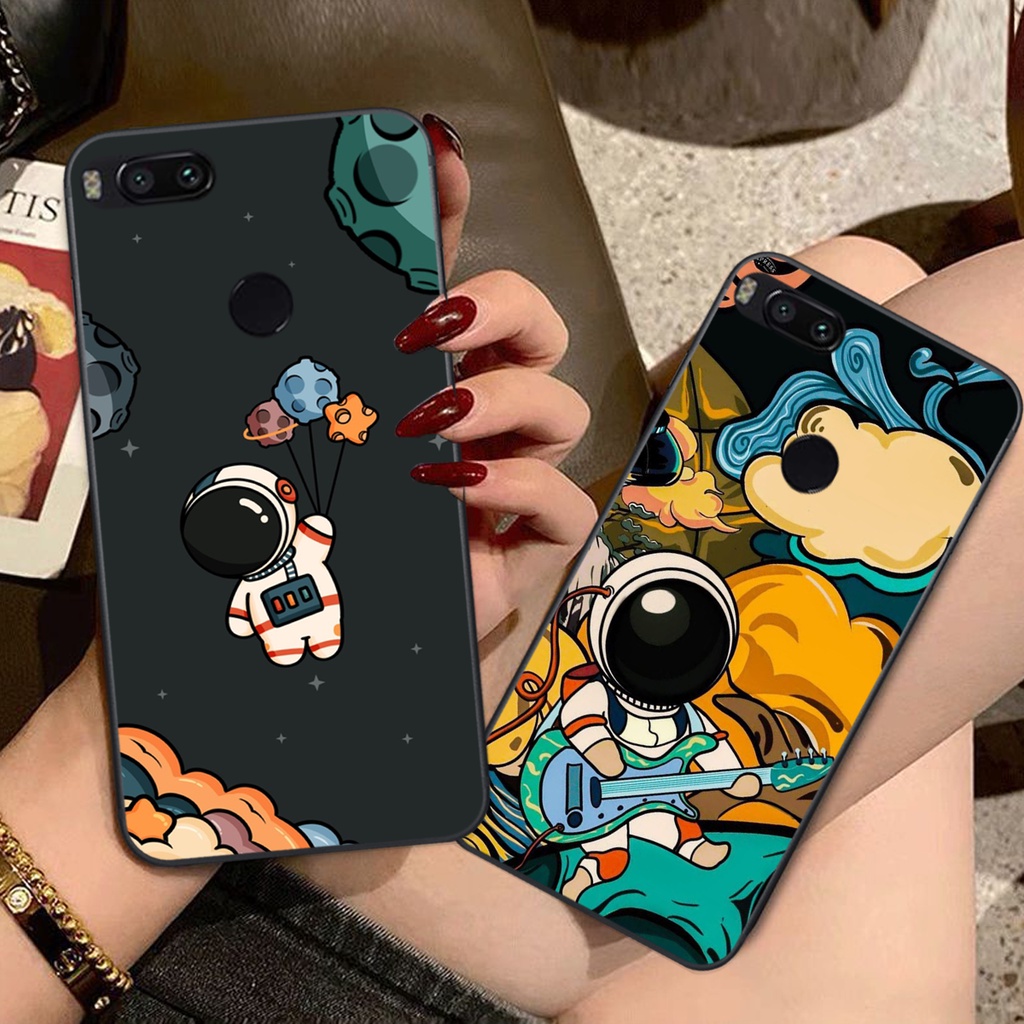 Ốp lưng Xiaomi Mi A1 / MI 5X vũ trụ phi hành gia cực hot siêu cute-rẻ-bền