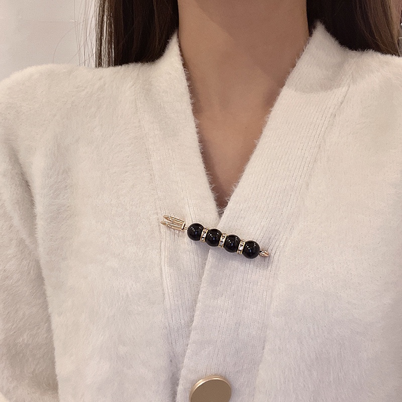 Ghim Cài Áo Đính Ngọc Trai Sang Trọng Cá Tính